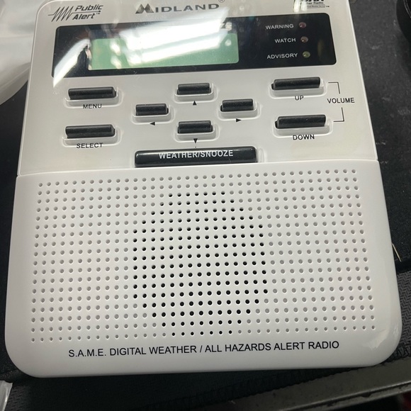 Midland WR100 Weather Alert Radio - White - Picture 3 of 10